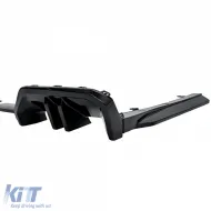 Performance rear diffuser Black Gloss fits 5 Series BMW G60 G61 + i5 from 2023-image-6326407