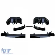Performance rear diffuser Black Gloss fits 5 Series BMW G60 G61 + i5 from 2023-image-6326408