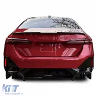 Performance rear diffuser Black Gloss fits 5 Series BMW G60 G61 + i5 from 2023-image-6326409