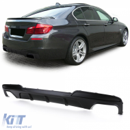 Performance rear diffuser made of ABS fits 5 Series BMW F10 F11 550i M550d - ODRBDB6015422