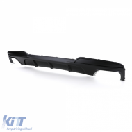 Performance rear diffuser made of ABS fits 5 Series BMW F10 F11 550i M550d-image-6210698