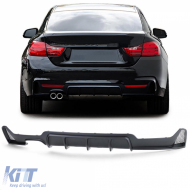 Performance rear diffuser matte fits 4 Series BMW F32 F33 F36 425 428 430 - ODRBDB6013388