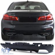 Performance rear diffuser suitable for 5 Series BMW G30 G31 from 16 520 525 530 540 - ODRBDB6012400
