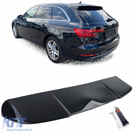 Performance rear spoiler black gloss fits Audi A4 B9 8W 15-22 Avant - ODSA6014513