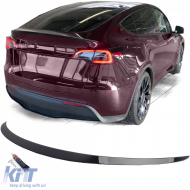 Performance rear spoiler lip gloss black fits Tesla Model Y from 2019 - ODST6013826