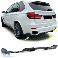 Performance spoiler body kit front rear black gloss fits for BMW X5 F15 13-18-image-6257231