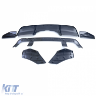 Performance spoiler body kit front rear black gloss fits for BMW X5 F15 13-18-image-6257234