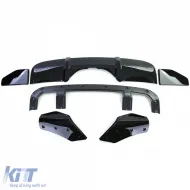 Performance Spoiler Karosserie-Kit vorne hinten schwarz glänzend geeignet für BMW X5 F15 13-18-image-6257230