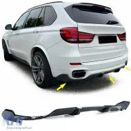 Performance Spoiler Karosserie-Kit vorne hinten schwarz glänzend geeignet für BMW X5 F15 13-18-image-6257231