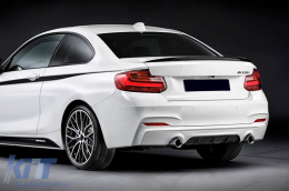 Performance-Typ Kofferraumspoiler geeignet für BMW Serie 2 F22 Coupé nach 2013, unlackiert-image-6227661