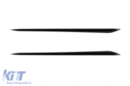 Performance type trims suitable for side M sills of BMW 3 Series G20 2019-2022, black lacquer - ABBMSS6009291