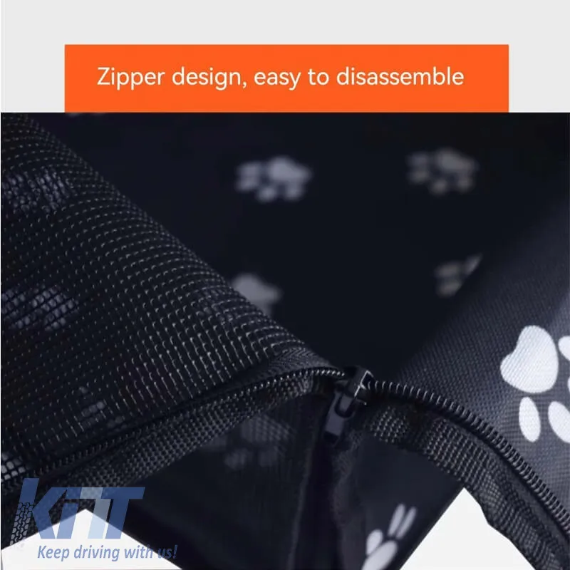Pet Car Protective Carrier Bag Black Color Suitable for Pets 38.5 x 38.5 x 27cm 1 Piece