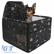 Pet Car Protective Carrier Bag Black Color Suitable for Pets 38.5 x 38.5 x 27cm 1 Piece-image-6313323