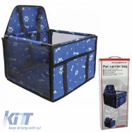 image-61-Pet Car Protective Carrier Bag Blue Color suitable for Pets 38.5 x 38.5 x 27cm 1 Piece