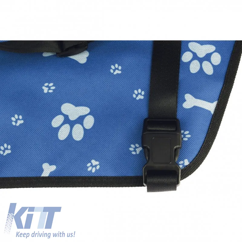 Pet Car Protective Carrier Bag Blue Color suitable for Pets 38.5 x 38.5 x 27cm 1 Piece