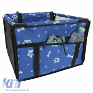 Pet Car Protective Carrier Bag Blue Color suitable for Pets 38.5 x 38.5 x 27cm 1 Piece-image-6314344