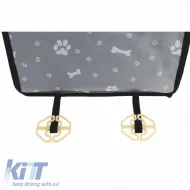 Pet Car Protective Carrier Bag Grey Color Suitable for Pets 38.5 x 38.5 x 27cm 1 Piece-image-6313335