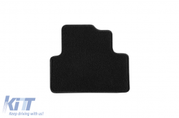 Petex kétrétegű szövet autószőnyeg, Rex szövet, Opel Zafira C 2012-2019, 5-7 üléses, 4 darabos szett, fekete-image-6240925