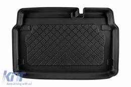 image-10-Petex Polyethylen Kofferraummatte geeignet für Ford EcoSport nach 2018, mit dem Kofferraumboden in der unteren Position, schwarz