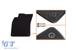 Petex Style háromrétegű textil szőnyeg garnitúra Audi A6 sedan, kombi 2006-2011, 4 darabos, fekete-image-6242654