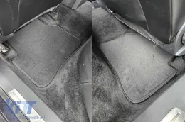 Petex Style háromrétegű textil szőnyeggarnitúra, VW Passat sedan, kombi 2005-2014, Passat CC 2012-2016, kerek rögzítőpontos, 4 részes, fekete-image-6242752