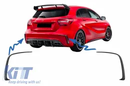 image-19-Płetwy tylnego zderzaka dla Mercedes A-Class W176 2012-2018 A45 Edition Look