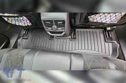 Peugeot 3008 2016-tól specifikus gumiszőnyeg, 3 részes szett, fekete, 24 hónap garanciával-image-6223461