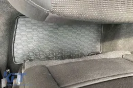 Peugeot 307 2001-2008 specifikus gumiszőnyeg, 4 darabos szett, fekete-image-6227442