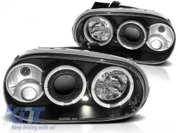 image-29-Phare Angel Eyes Noir adapté pour VW GOLF 4 09.97-09.03
