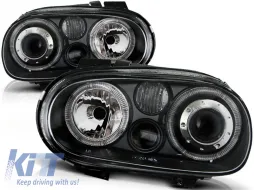 image-13-Phare Angel Eyes Noir adapté pour VW GOLF 4 09.97-09.03