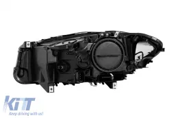 Phare au xénon droit adapté pour BMW Série 5 F10 berline, F11 break 2010-2013 avec base noire-image-6256828