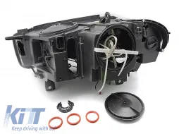 Phare au xénon droit adapté pour BMW X5 F15 2013-2018, avec base en chrome-image-6145375