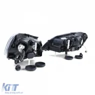 Phare H7 H1 avec moteur LWR droit gauche adapté pour VW Polo 9N3 2005-2009-image-6196793