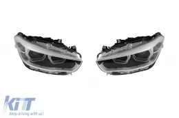 Phare LED adapté pour BMW Série 1 F20 2016-2019 pour le modèle équipé de phares halogènes-image-6145316