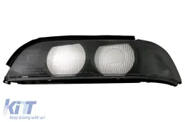image-0-Phare Lentille Côté gauche Fumée Gris pour BMW Série 5 E39 1995-2000