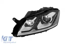 Phare Xenon adaptatif gauche adapté pour Volkswagen Passat B7 berline, break 2010-2014 avec base chromée/noire-image-6256831