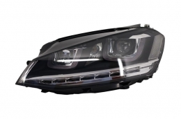 Phares 3D LED DRL pour VW Golf 7 VII 12-17 R-Line Flowing Dynamic Sequential-image-6016493