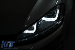 Phares 3D LED DRL pour VW Golf 7 VII 12-17 R-Line Flowing Dynamic Sequential-image-6088892