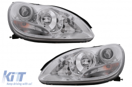 image-45-Phares Angel Eyes pour Mercedes Classe E W210 S210 1995-05.1999 Noir