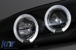 Phares Angel Eyes pour Subaru Impreza I GM, GC, GF 05.1993-2000 Noir-image-6105572