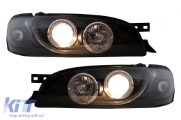 Phares Angel Eyes pour Subaru Impreza I GM, GC, GF 05.1993-2000 Noir-image-6105574