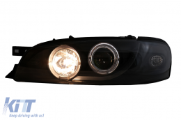 Phares Angel Eyes pour Subaru Impreza I GM, GC, GF 05.1993-2000 Noir-image-6105575