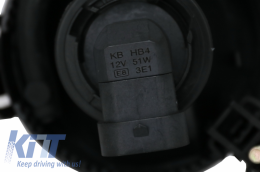 Phares antibrouillard HB4 pour VW Golf 5 V Mk5 2003-2008 Ampoule fumée--image-6066376