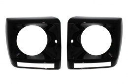 Phares Bi-xénon Housses Noir LED DRL pour MERCEDES G W463 1989-2012 G65 Look-image-6020052