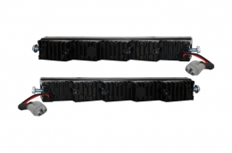 Phares Bi-xénon Housses Noir LED DRL pour MERCEDES G W463 1989-2012 G65 Look-image-6020055