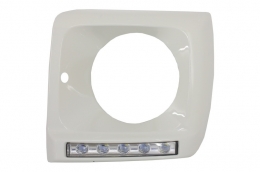 Phares bi-xénon Look couvertures LED DRL pour Mercedes G W463 1989-2012 G65 Look-image-6019961
