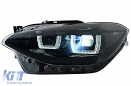 Phares Full LED Osram LEDriving pour BMW Série 1 F20 F21 2011-03.2015 Noir-image-6067252