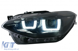 Phares Full LED Osram LEDriving pour BMW Série 1 F20 F21 2011-03.2015 Noir-image-6067257