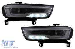 Phares Full LED pour Audi Q3 8U Facelift 14-17 Conversion du Xénon au LED-image-6102735