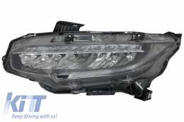 Phares Full LED pour HONDA Civic Mk10 FC FK 16+ Feux Sedan Hatchback Dynamic--image-6032459